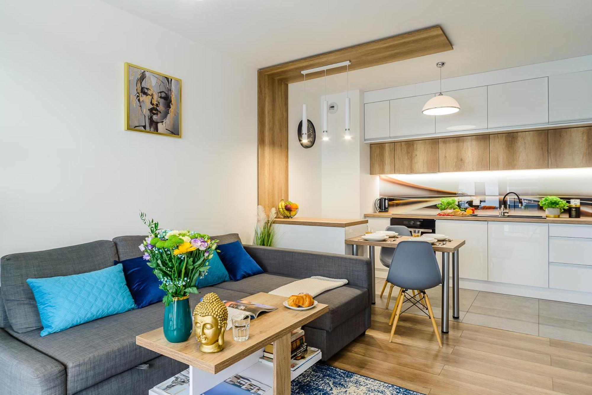 Lumina Stylish 3-Room Apart With Balcony 罗兹 外观 照片