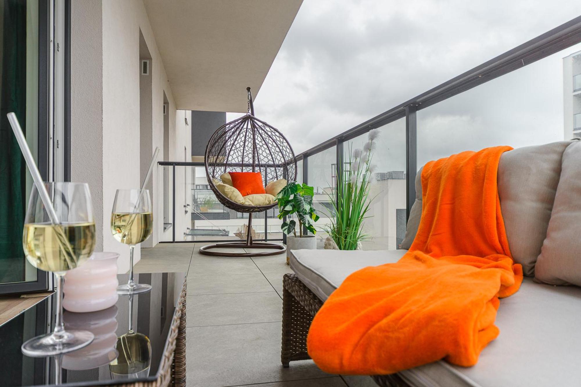 Lumina Stylish 3-Room Apart With Balcony 罗兹 外观 照片