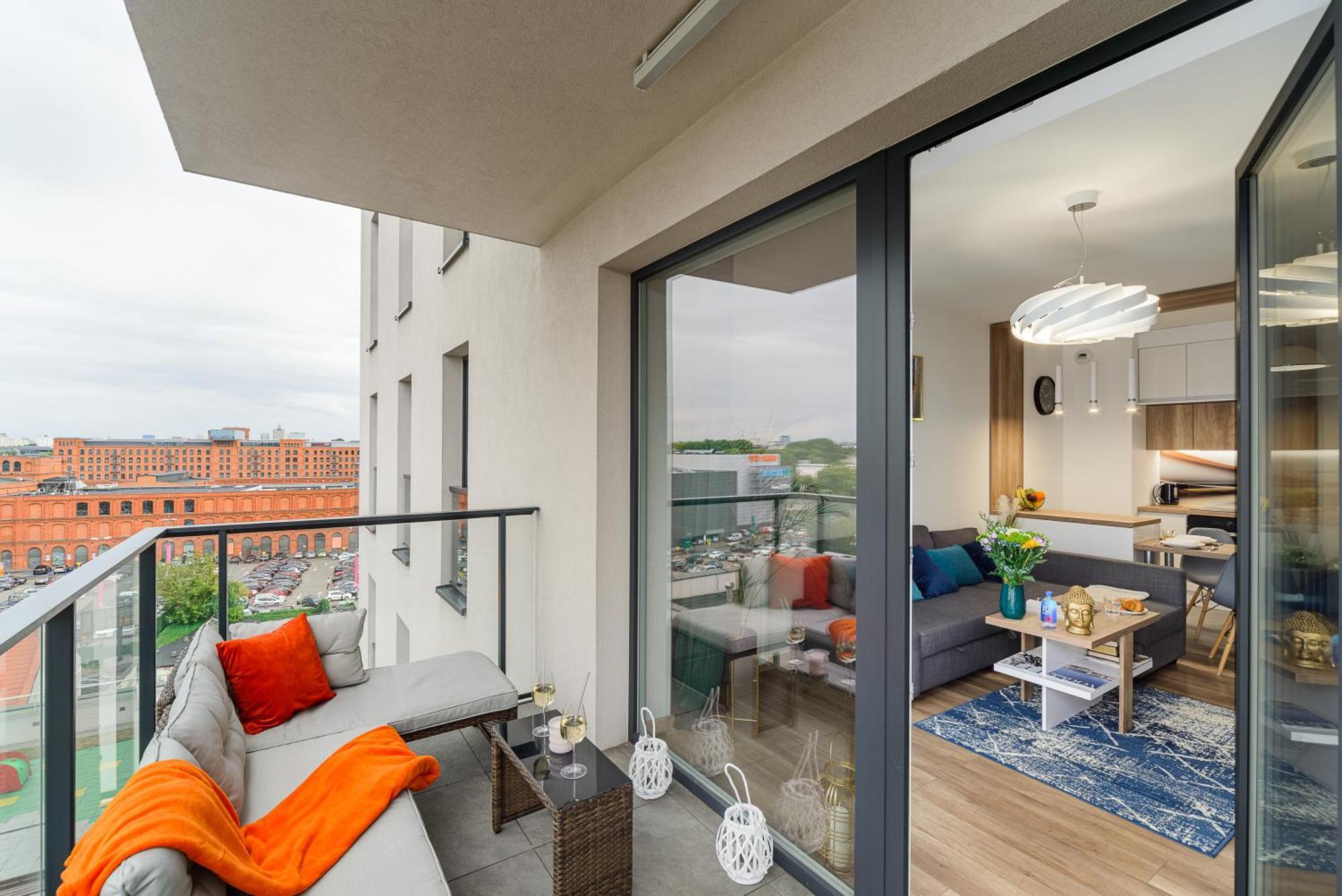 Lumina Stylish 3-Room Apart With Balcony 罗兹 外观 照片