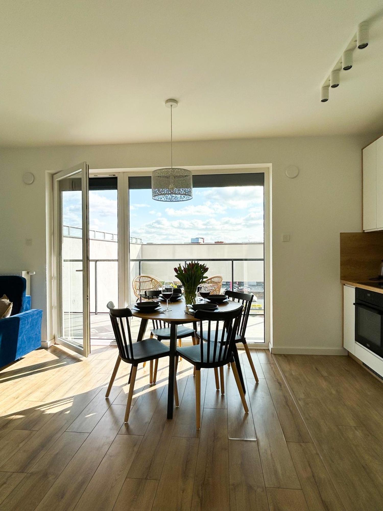 Lumina Stylish 3-Room Apart With Balcony 罗兹 外观 照片